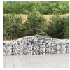 Image de 10x Paniers à Gabions Arqués Cages à Gabions Arquées Murs de Gabion Barrières de Jardin Terrasse Extérieur 3146978
