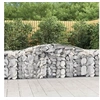 Image de Schanskorven 2 st gewelfd 400x50x80/100 cm gegalvaniseerd ijzer3146983