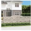 Image de Schanskorven 9 st gewelfd 400x50x120/140 cm ijzer3147016