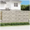 Image de 8x Paniers à Gabions Arqués Cages à Gabions Arquées Murs de Gabion Barrières de Jardin Terrasse Extérieur 3147067