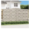 Image de Schanskorven 4 st gewelfd 400x50x220/240 cm ijzer3147076
