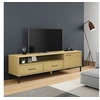 Image de Meuble TV avec pieds en métal Marron Bois de pin massif OSLO351027