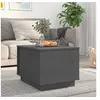 Image de Table basse Gris 40x50x35 cm Bois massif de pin813412