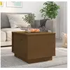 Image de Table basse Marron miel 40x50x35 cm Bois massif de pin