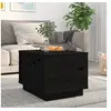 Image de Table basse Noir 40x50x35 cm Bois massif de pin813414