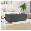 Image de Table basse Gris 100x50x35 cm Bois massif de pin813422