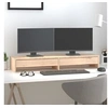 Image de Support pour moniteur 100x27x15 cm Bois de pin solide 813959