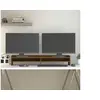 Image de Support de moniteur Marron miel 100x24x16 cm Bois de pin solide