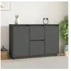 Image de Buffet Gris 111x34x75 cm Bois massif de pin814311