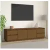 Image de Meuble TV Marron miel 176x37x47,5 cm Bois de pin massif814322
