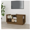 Image de Meuble TV Marron miel 80x35x40,5 cm Bois de pin massif814407