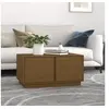 Image de Table basse Marron miel 80x50x40 cm Bois massif de pin