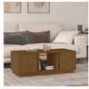 Image de Table basse Marron miel 110x50x40 cm Bois massif de pin814427
