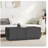 Image de Table basse Gris 110x50x40 cm Bois massif de pin814431