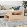 Image de Table basse 80x55x40,5 cm Bois massif de pin