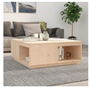 Image de Table basse 100x101x40,5 cm Bois massif de pin814519