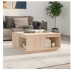 Image de Table basse 80x81x36,5 cm Bois massif de pin814524