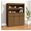 Image de Buffet haut Marron miel 89x40x116,5 cm Bois massif de pin818218