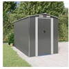 Image de 3147440 Abri de jardin Gris clair 192x357x223 cm Acier galvanisé