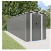Image de 3147445 Abri de jardin Gris clair 192x772x223 cm Acier galvanisé