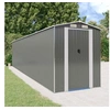 Image de 3147446 Abri de jardin Gris clair 192x855x223 cm Acier galvanisé
