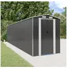 Image de 3147456 Abri de jardin Anthracite 192x772x223 cm Acier galvanisé