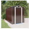 Image de 3147461 Abri de jardin Marron foncé 192x274x223 cm Acier galvanisé