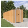 Image de 3147480 Abri de jardin Marron clair 192x938x223 cm Acier galvanisé