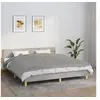 Image de Couverture lestée Gris 155x220 cm 7 kg Tissu