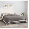 Image de Couverture lestée Gris 220x260 cm 15 kg Tissu