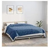 Image de Couverture lestée Bleu 220x260 cm 15 kg Tissu, couverture, couverture couette, couverture apaisante, literie, couverture lestée pour l'anxiété 350803