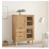 Image de Buffet haut OTTA 85x43x125 cm bois massif de pin
