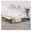 Image de Slaapbank uitschuifbaar massief grenenhout grijs 2x(90x190) cm823391