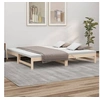 Image de Lit coulissant sans matelas 2x(80x200) cm Bois de pin massif