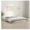 Image de Bedframe massief grenenhout wit 150x200 cm823440