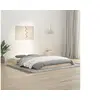 Image de Cadre de lit sans matelas 140x200 cm bois massif de pin