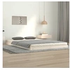 Image de Cadre de lit sans matelas blanc 120x200 cm bois de pin massif