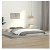 Image de Bedframe massief grenenhout wit 100x200 cm823455