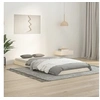 Image de Cadre de lit sans matelas blanc 90x200 cm bois de pin massif