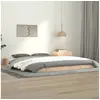 Image de Cadre de lit sans matelas 140x190 cm bois de pin massif