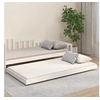 Image de Bedframe zonder matras massief grenenhout wit 80x200 cm823500
