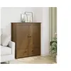 Image de Buffet Marron miel 83x41,5x100 cm Bois massif de pin823517