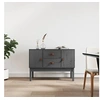 Image de Buffet Gris 110x40x78 cm Bois massif de pin823526