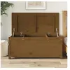 Image de Boîte de rangement Marron miel 110x50x45,5cm Bois massif de pin823542