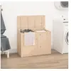 Image de Boîte à linge 88,5x44x66 cm Bois massif de pin 823569
