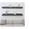 Image de Wandschappen 2 st 110x12x9 cm massief grenenhout grijs823596