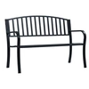 Image de Tuinbank 120 cm staal zwart319580