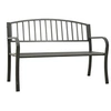Image de Tuinbank 120 cm staal grijs319581