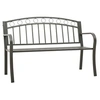 Image de Tuinbank 120 cm staal grijs319586