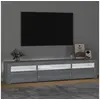 Image de Meuble TV avec lumières LED Sonoma gris 195x35x40 cm3152744